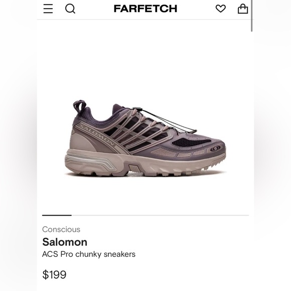 Like new Salomon acs pro running/purple/womens 7.5 - Picture 9 of 9